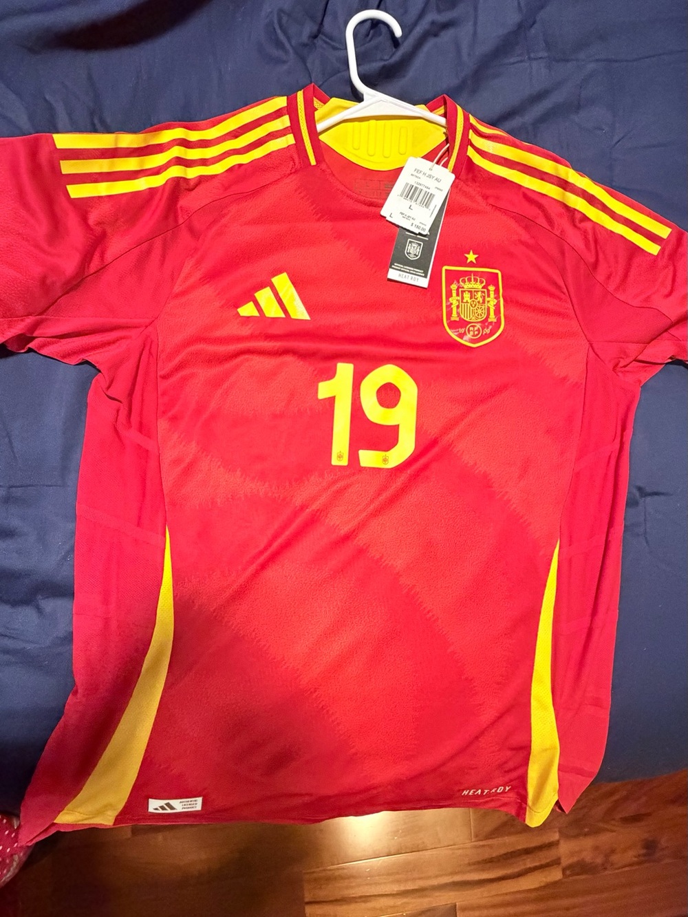 Adidas Spain National Team #19 Lamine Yamal